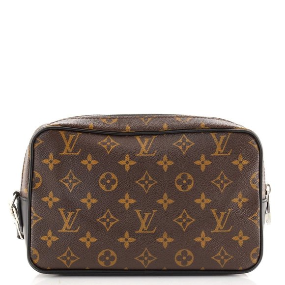 Kasai Clutch Macassar Monogram Canvas Shoulder Bag - Picture 3 of 7
